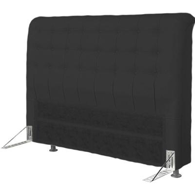 Cabeceira Dama 1,60 Cm Cama Box Queen Suede Preto