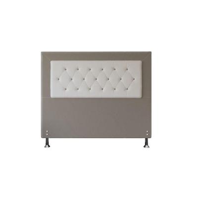 Cabeceira Havana 1,60 Cm Cama Box Queen Suede Bege