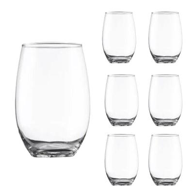 Jogo De Copos Classic 475 Ml Vidro Cristal