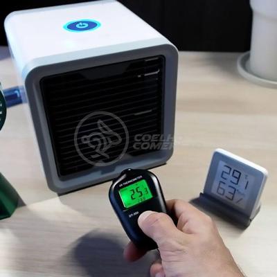 Ar Condicionado Portátil Arctic Air Cooler Umidificador Climatizador Luz Led 7 Cores Rgb