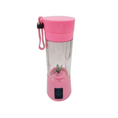 Mini Liquidificador Academia Vitaminas Usb Portátil - Rosa