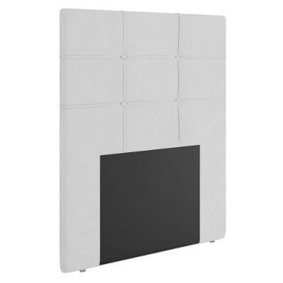 Cabeceira Cama Box Solteiro 90cm D10 Esmeralda Corano Branco