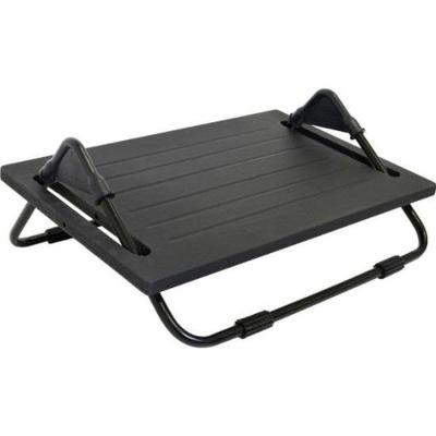 Apoio Para Pés Mdf Preto Com Saco Multivisão.