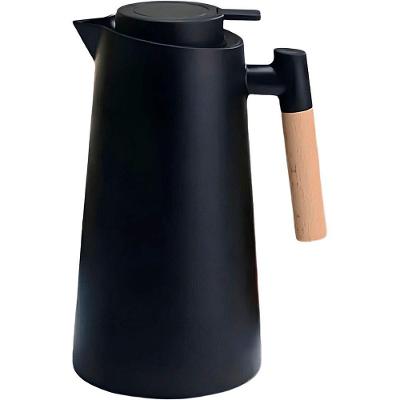 Garrafa Térmica De Mesa Nórdica Preto Café Chá Chimarrão 1l