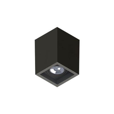 Spot De Sobrepor Boxit Recuado Quadrado Save Energy Mr16 Gu10 Bivolt Preto Se-385.2549