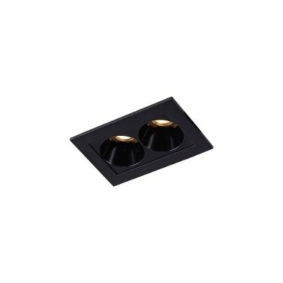 Spot De Embutir Astraled Downlight Ashok Led Alto Irc 90 4w Bivolt Preto 3000k Luz Amarela Dl-7206