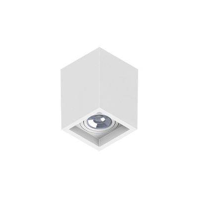 Spot De Sobrepor Boxit Recuado Quadrado Save Energy Mr16 Gu10 Bivolt Branco Se-385.2547