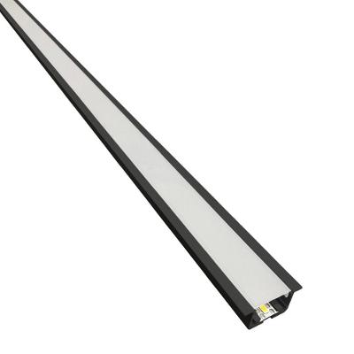 Perfil De Led De Embutir Save Energy Lls Flex Ii 1 Metro Led 3000k Preto