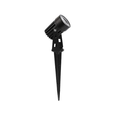 Espeto Para Jardim Nordecor Oyne Led 3w Bivolt Preto Luz Verde 6136