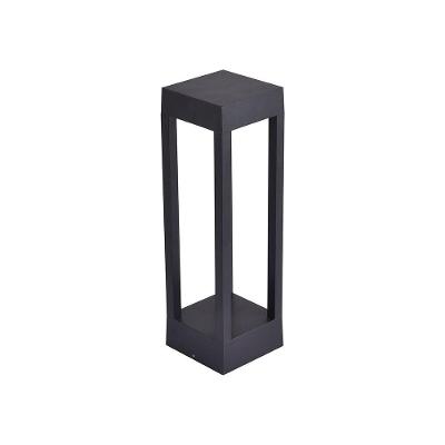 Luminária De Jardim Nordecor Zean 2683 40cm Led 10w Bivolt Preto 3000k Luz Amarela Preto 2683