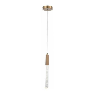 Lustre Pendente Astraled Skat Pt-9117 Dourado Led Bivolt Dourado Pt-9117
