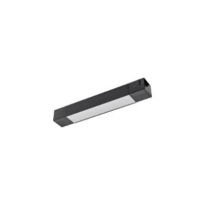 Módulo Led Difusor Para Trilho Nordecor Duli 10w 21cm Bivolt Preto 3000k Luz Amarela 6350