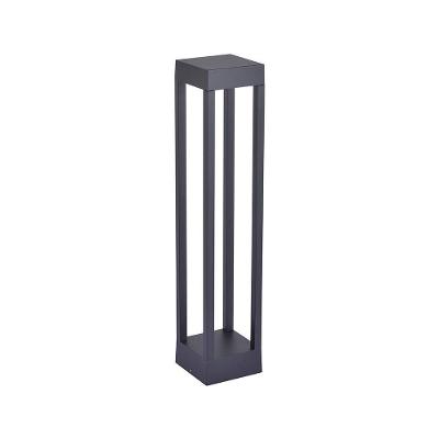 Luminária De Jardim Nordecor Zean 2684 60cm Led 10w Bivolt Preto 3000k Luz Amarela Preto 2684