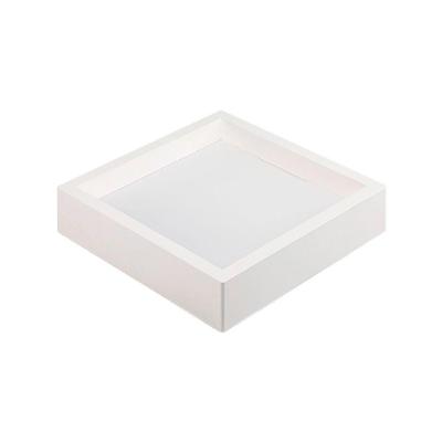 Painel De Led Nordecor Quadrado Kais De Sobrepor Recuado 24w Bivolt Branco 6500k Luz Branca 4251