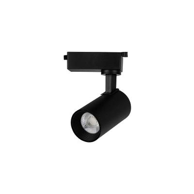 Spot Direcionável Para Trilho Eletrificado Nordecor Nize 7w Bivolt Preto 3000k Luz Amarela 6475