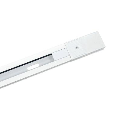 Trilho Eletrificado De Sobrepor Para Spot Nordecor Com 1,5 Metros Bivolt Branco 6252
