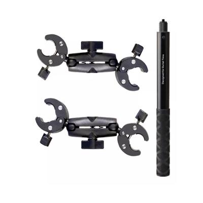 Kit 2 Garras + Bastão De Selfie Para Câmeras E Smartphones