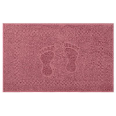 Toalha De Piso Pezinho 100% Algodão 45x68cm Appel Rosa Místico