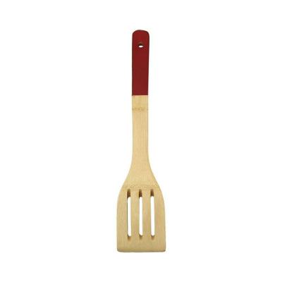 Espátula Vazada Bambu 30x6cm Ck3484 Vermelho Clink