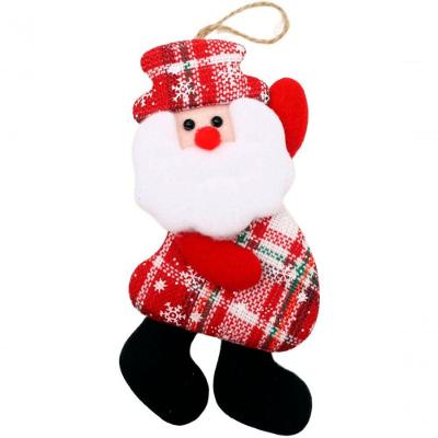 Kit 12 Pendente Natalino Boneco De Neve Rena Papai Noel 18cm