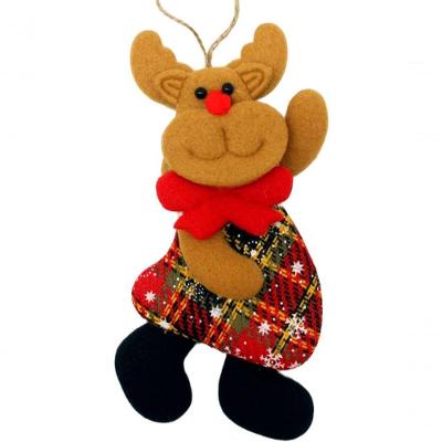 Kit 9 Pendente Natalino Boneco De Neve Rena Papai Noel 18cm