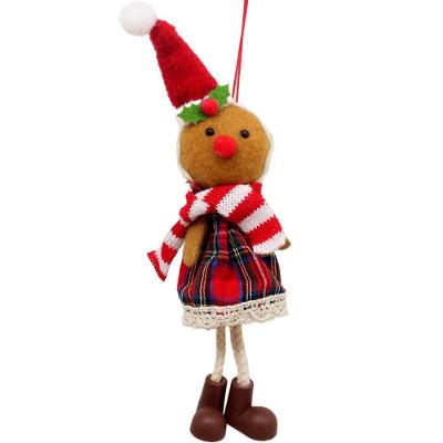 Kit 9 Pendentes Biscoito Xadrez Decoração árvore Natal 17cm