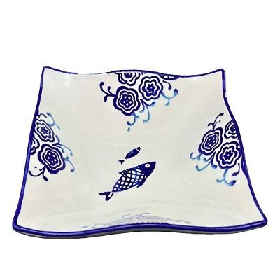 Kit 6 Tigela Sobremesa Bowl Peixe Praia Oceano Náutico 14cm