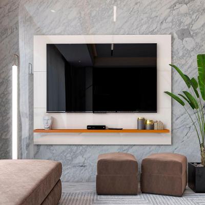 Painel p/ TV até 50 Polegadas Astúrias 136cm Off White/Cedro