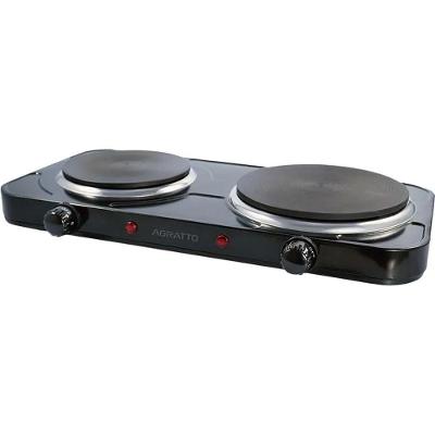 Fogão Elétrico de Mesa 2 Pratos 2500W FMP02 Preto Agratto 220V