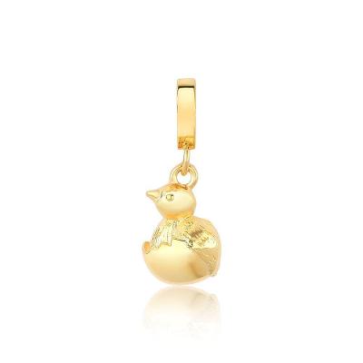 Charm Avicultura Revestido Em Ouro
