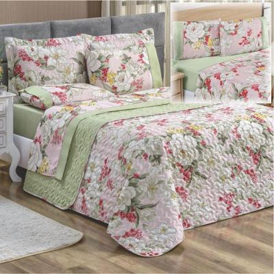 Coordenado Cobre Leito Naturale E Lençol Queen 7 Peças - Killy