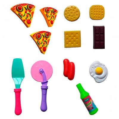 Kit Brinquedo Cozinha Comidinha Lanche Infantil Com 12 Pçs