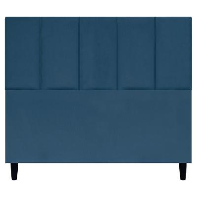 Cabeceira Decorativa Classic Para Cama De Casal 140 Cm Suede Amarelo, Suede