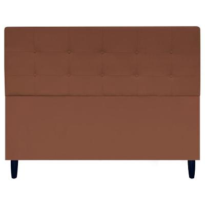 Cabeceira Cama Ivy Para Cama Queen 160 Cm Suede Terracota, Suede