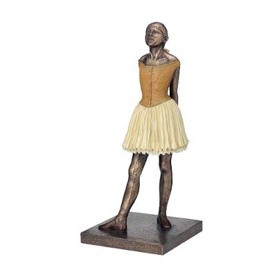Escultura Bailarina Decorativa Resina Estatua Elegante 19cm