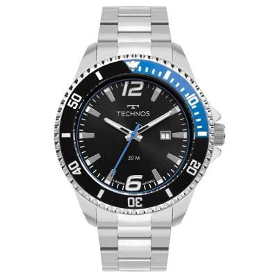 Relógio Technos Racer 2115ncn/1a Prata Masculino