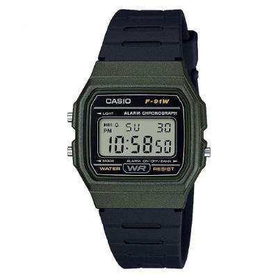 Relógio Casio Unissex Digital F-91wm-3adf