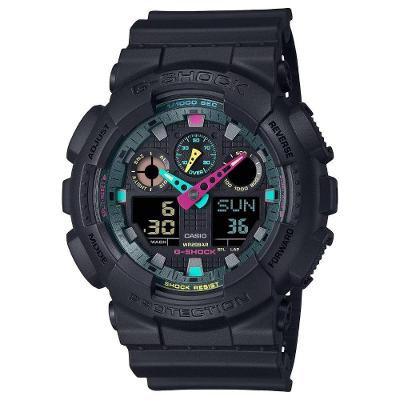 Relógio Casio G-shock Ga-100mf-1adr Multi Fluorescent