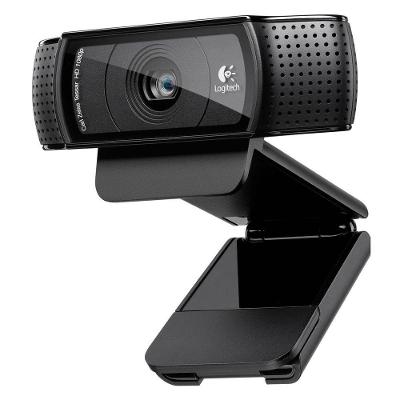 Web Cam Logitech C920s Fhd 1080 Com 2 Microfones Com Foco Automatico