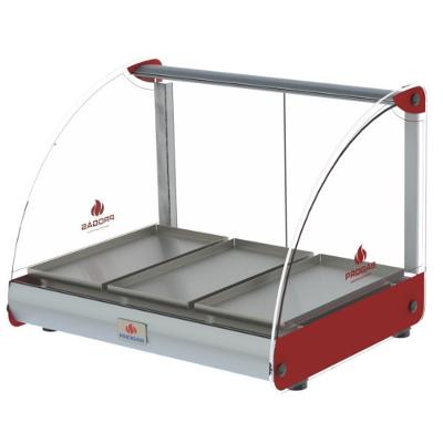 Estufa De Aquecimento Curva Alimentos 3 Bandejas 250w Prv-03e Vermelho 220v P36081