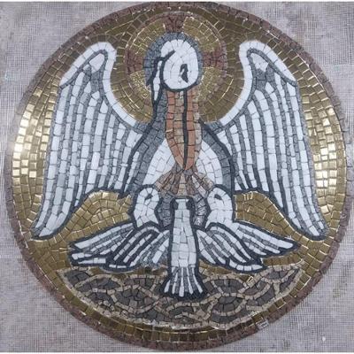 Símbolo Sacro Ii Pelicano Eucarístico - Simbolo Cristão Tamanho 150cm