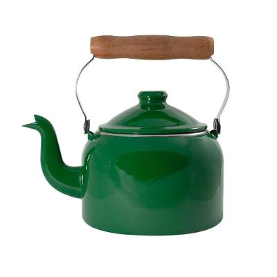 Chaleira Tradicional Esmaltada Verde 1,8 L Ewel