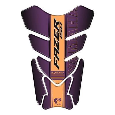 Adesivo Protetor De Tanque Resinado Moto Yamanha Fazer 150 Roxo Cor Roxo