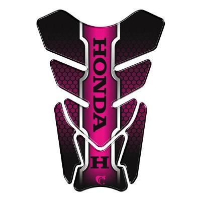 Adesivo Resinado Protetor De Tanque Moto Honda Universal Pink Cor Rosa