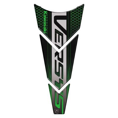 Adesivo Resinado Protetor De Tanque Moto Kawasaki Versys Cor Verde