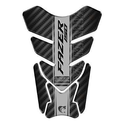 Adesivo Protetor De Tanque Resinado Moto Yamanha Fazer 150 Preto Carbono Cor Carbono