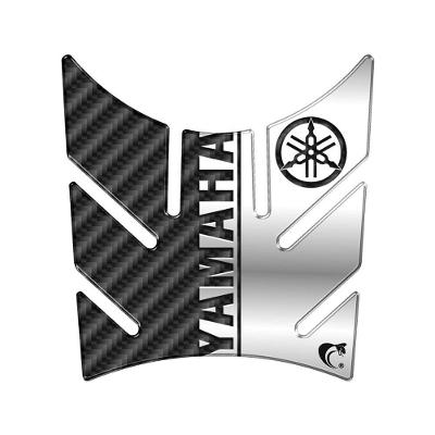 Protetor Tanque Moto Yamaha Crosser Lander Xtz 250 Prata Cor Preto