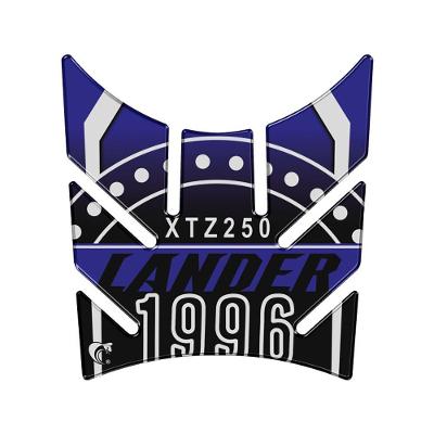 Protetor Tanque Moto Yamaha Crosser Lander Xtz 250 Azul Cor Azul