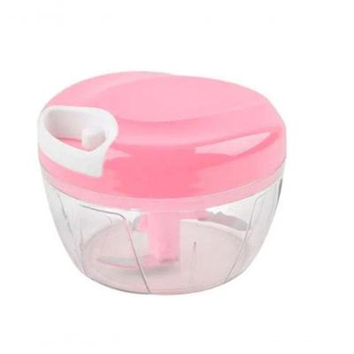 Triturador Manual De Alimentos 500ml rosa