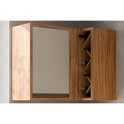 Armário De Cozinha Modulado Tempranillo Canto Reto C/ 1 Porta 98cm Amendoa/off White - Ronipa